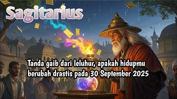 Zodiak Sagitarius Hari Ini ‼️ Tanda gaib dari leluhur, apakah hidupmu berubah drastis 