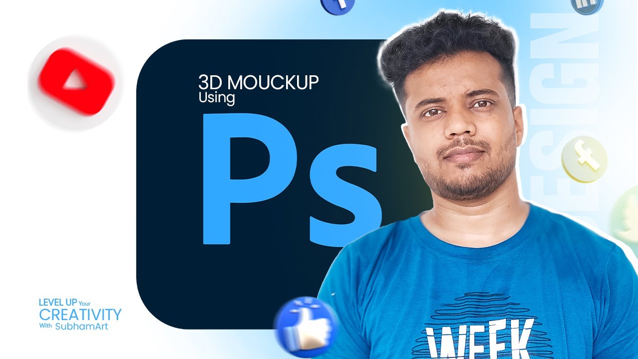 how-to-create-3d-mouckup-using-photoshop-subhamart-youtube