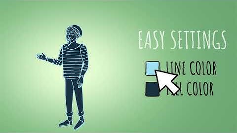 Hipster Man - Beatnik Character - Doodle Whiteboard Animation