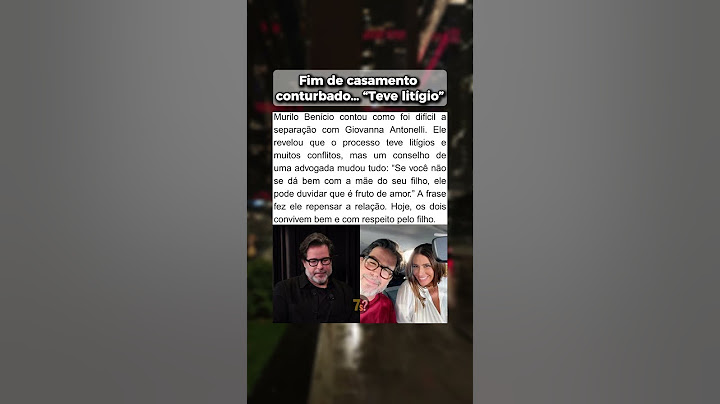 Murilo Benício revela o conselho que mudou sua relação com Giovanna Antonelli