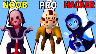 NOOB vs PRO vs HACKER in Scary Pranks Horror Puzzle New Game Gameplay All Levels‏‏‏‏‏‏  Android, ios screenshot 1