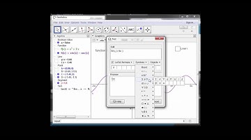 Geogebra Video : Limit Function and Trigonometry