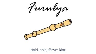 Hangszer ovi - Hold, hold, fényes lánc (furulya) / Hungarian children song (cat, cow, dog, animal)