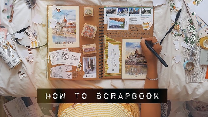 DIY HOW TO SCRAPBOOK ideas & inspiration ✨ 