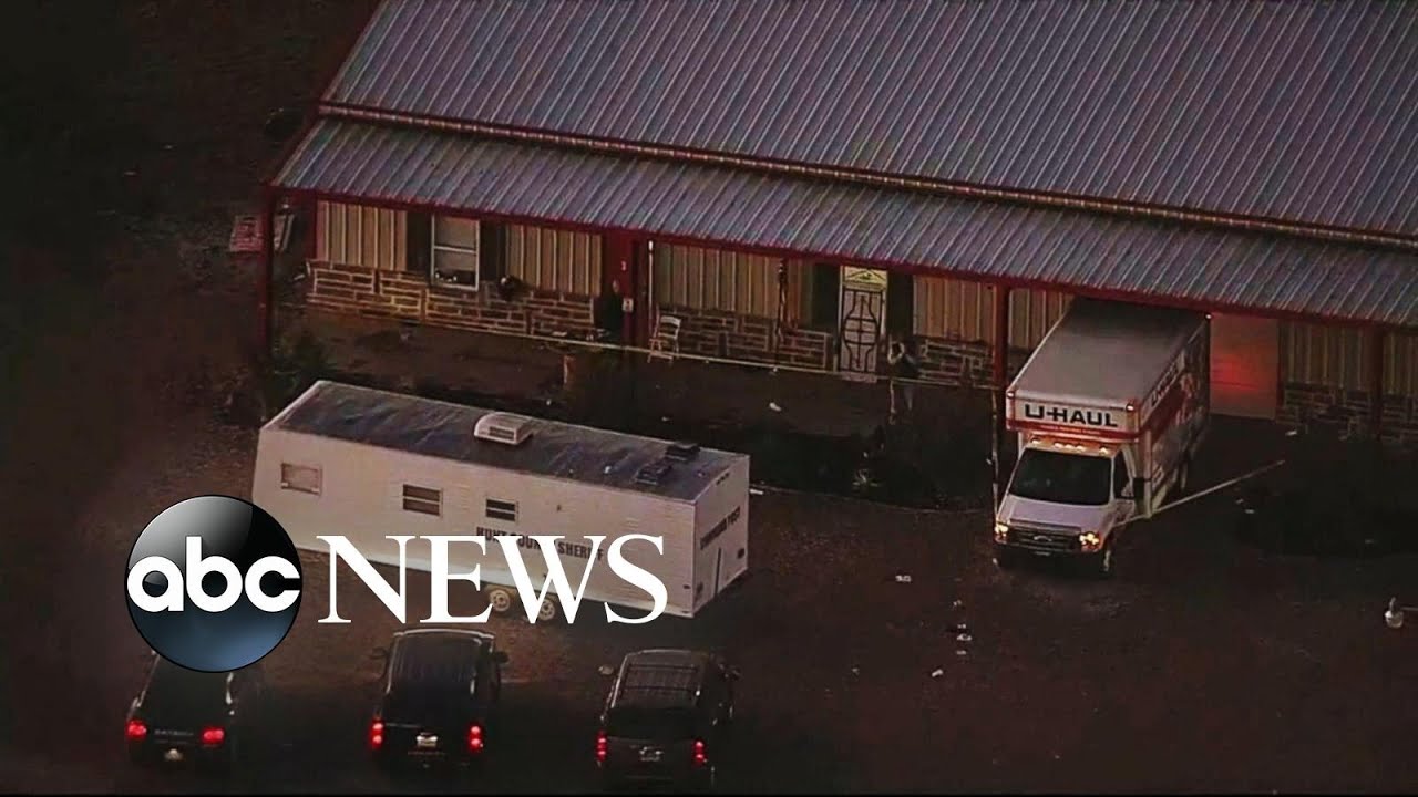 Manhunt underway for a gunman who stormed a college party killing 2 in Texas