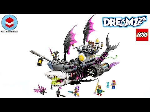 LEGO DREAMZzz 71469 Nightmare Shark Ship - LEGO Speed Build Review