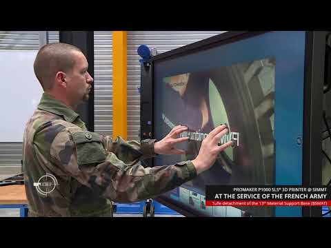 SLS 3D printing on the field, with the French Army: The maintenance battle (#JDEF)