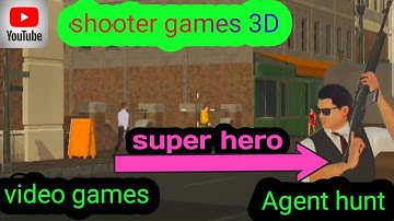 Agent hunt || Hitman shooter|| gameplay walkthrough part 1 Agent hunt || stealth master in Action