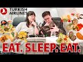 Turkish Airlines 777 Business Class: Vancouver to Istanbul (BEST FOOD IN BUSINESS CLASS?)