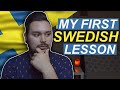Learning Swedish - My First Lesson