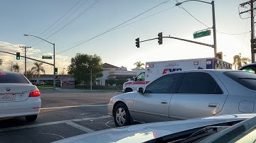 AMR Ambulance Code 3 Intersection