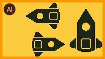 Rocket Icon | Adobe Illustrator | हिंदी