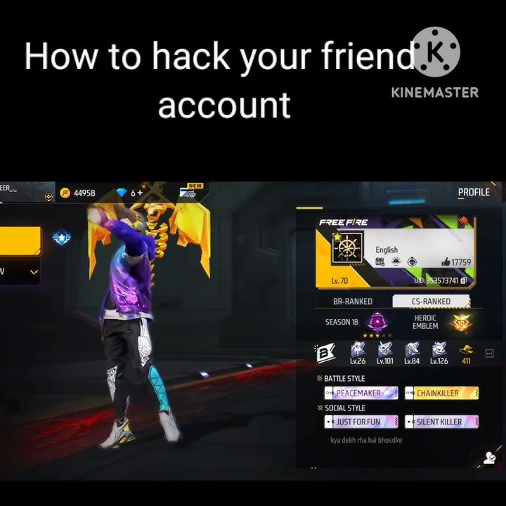 how to hack your friend account 100%working without password #freefire #shorts #viral