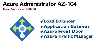About Azure load balancers | Traffic manager | Azure Front door | Azure AZ-104