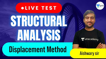 Displacement Method | Structural Analysis Live Test | GATE/ESE 2022 | Aishwary Sir