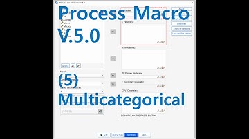 Process Macro V.5.0 : (5) Multicategorical