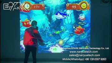 EPARK 3d hologram projection system,interactive floor 3d game,immersive interactive projector games