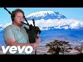 Toto's "Africa" but it's played on the bagpipes