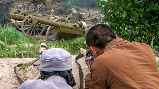 日軍炮轟中國軍陣地，村民看不下去了，繞到日軍背後擊斃所有日軍炮兵！