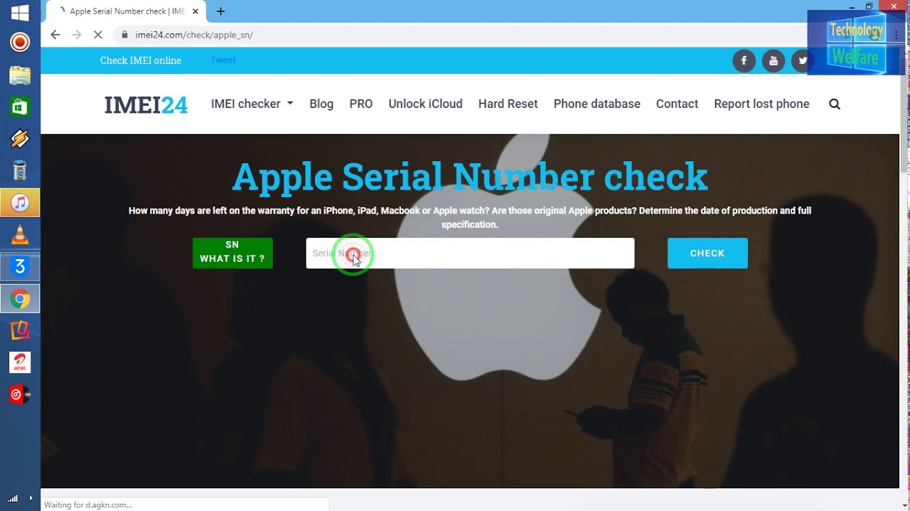 #Check Blacklist iPhone free by Serial no of any apple device/Get Basic information of any