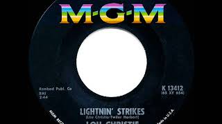 Video thumbnail of "1966 HITS ARCHIVE: Lightnin’ Strikes - Lou Christie (a #1 record--mono 45)"