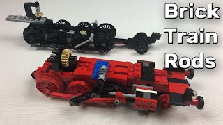 Brick and lego train rods building tips