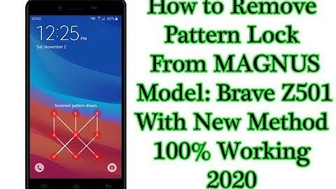 MAGNUS Brave hard reset Z501
