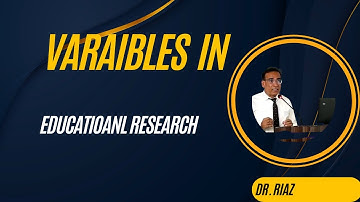 Variables in Education Research