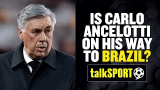 "Signed, sealed and DELIVERED?" 💼 Tim Vickery debates Carlo Ancelotti managing Brazil in 2024 🔥