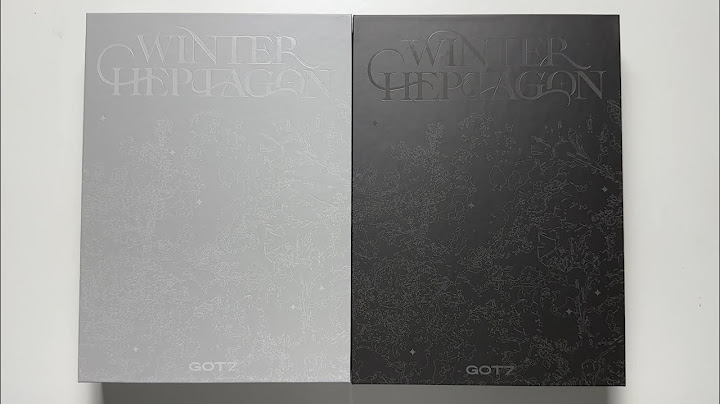 ♡Unboxing GOT7 갓세븐 12th Mini Album Winter Heptagon (Winter & Heptagon Ver.)♡