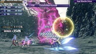 Xenoblade Chronicles 2 New Game Plus 1.4 - T-elos Lv1 and Lv2 Damage Caps