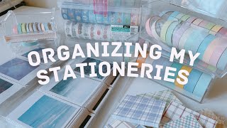 how i organize my stationery collection