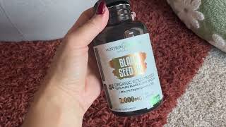 Mother Nature - Organic Black Seed Oil Capsules Supplement | Review
