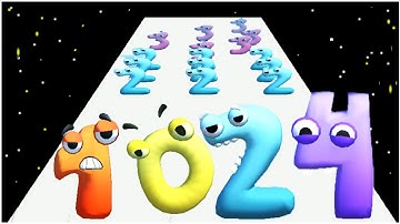 Number Run Merge 3D Math - merge number lore run - Gameplay Walkthrough - Max Levels (1-17)