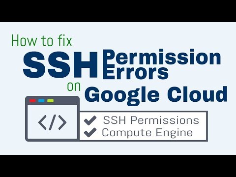 Fix SSH (Linux Shell) Permission Errors on Google Cloud