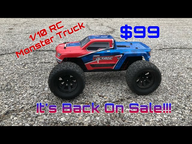 ARRMA 1/10 GRANITE VOLTAGE 2WD Brushed Mega Monster Truck RTR, Red