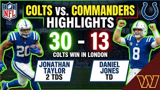 NFL Week 4: Indianapolis Colts vs Washington Commanders FULL Highlights (Jonathan Taylor 2 TDs!)