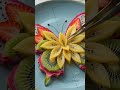 Butterfly Fruit Platter Art. #art #diy #fruitart #shorts #ytshorts