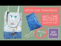 Upcycling Jeanshose / Jeanstasche nähen für Anfänger / Projekte aus Jeansstoff /