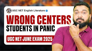 UGC NET Exam Centre Shock! Wrong Cities Allotted? | Vineet Pandey Responds & Gives Emergency Advice