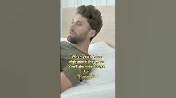 When you have a nightmare that your YouTube video froze for 15 seconds