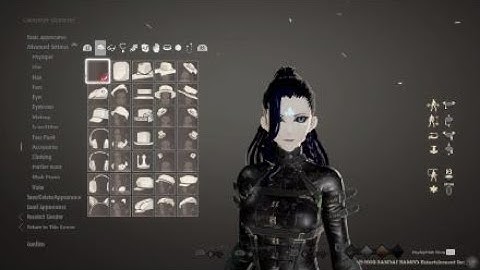 Code Vein Trial Female Character Creation - PS4 Part 02