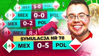 PRZESYMULOWAŁEM MECZ POLSKA 🆚 MEKSYK 100 RAZY!!!  🇵🇱🆚🇲🇽 😱