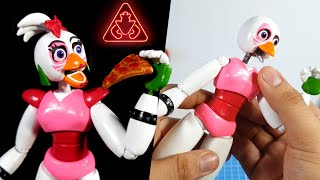 GLAMROCK CHICA😱😱(FNAF SECURITY BREACH)PLASTILINA✔✔✔ PORCELANA✔✔ POLYMER CLAY✔