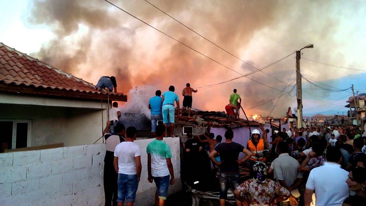 Пожар в циганската махала - Пазарджик