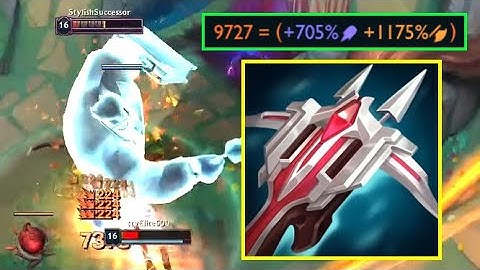 When Lucian Press R on 10000 HP Mundo