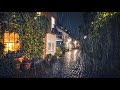 A Rainy London Night Walk in South Kensington - Beautiful Mews & City Lights