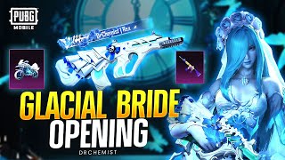 GLACIER AUG CRATE OPENING | NEW ULTIMATE GLACIER BRIDE SET | WINGS WHISPERING | PUBG MOBILE | BGMI