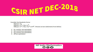 CSIR NET DEC-2018 || Linear Algebra