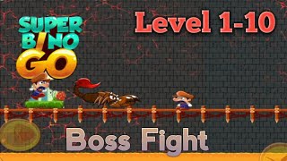 Perjalanan melawan kalajengking - Super bino Go Indonesia level 1-10 + Boss fight screenshot 1